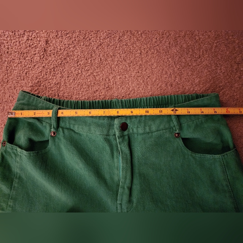 JODIFL Green Wide-Leg Jeans - Picture 10 of 10